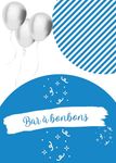 Nouveau bébé - Ballons bleus $0.00