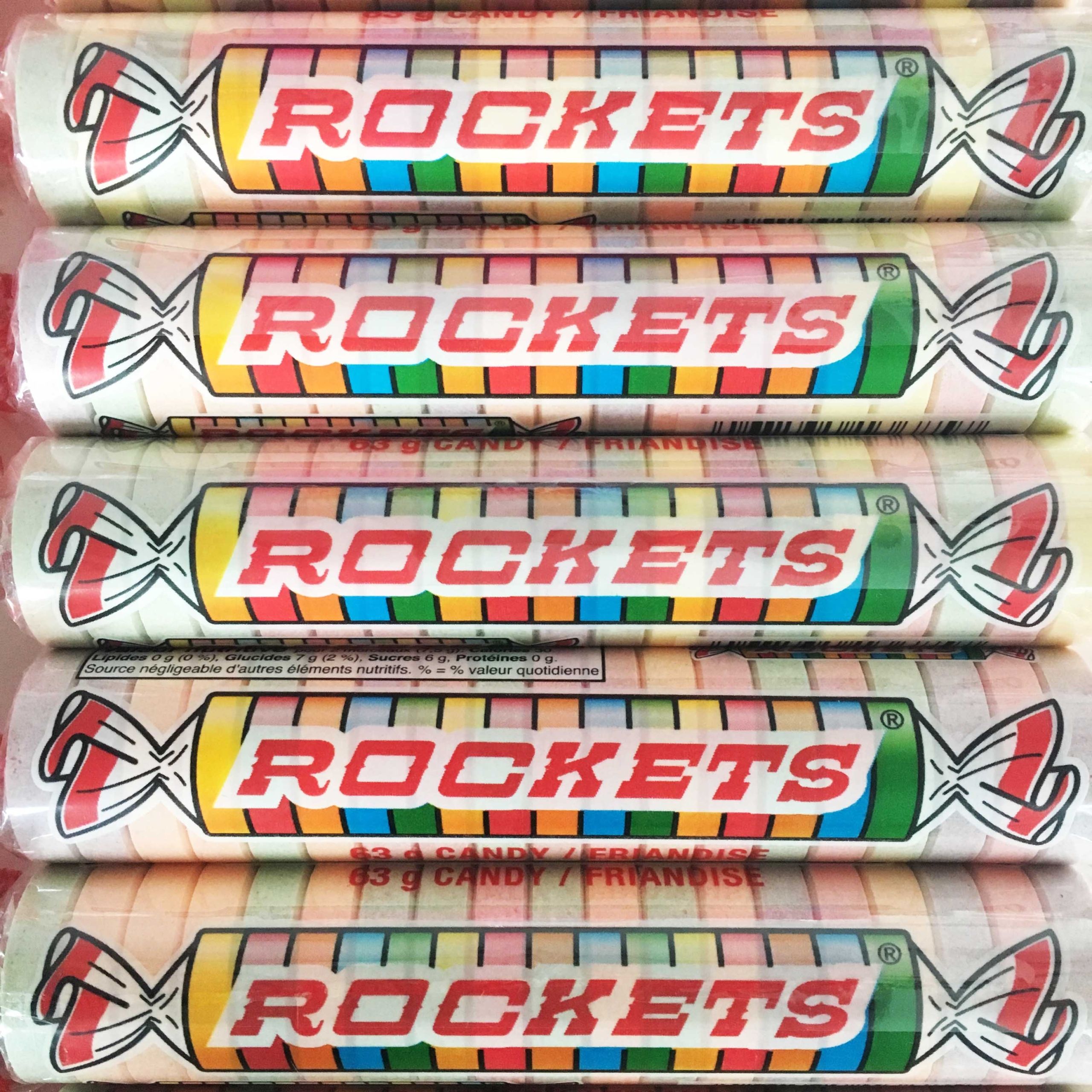Rouleau Rockets géant - Bonbon Mania